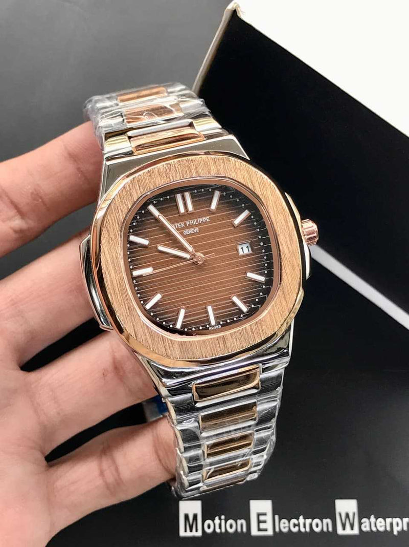 Mens Stylish Luminous Water-Resistant Watch With A Steel Band zaviro