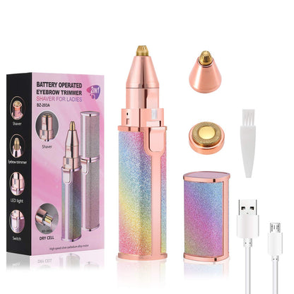 Flawless 2-in-1 Eyebrow & Facial Hair Remover | Rechargeable & Precise