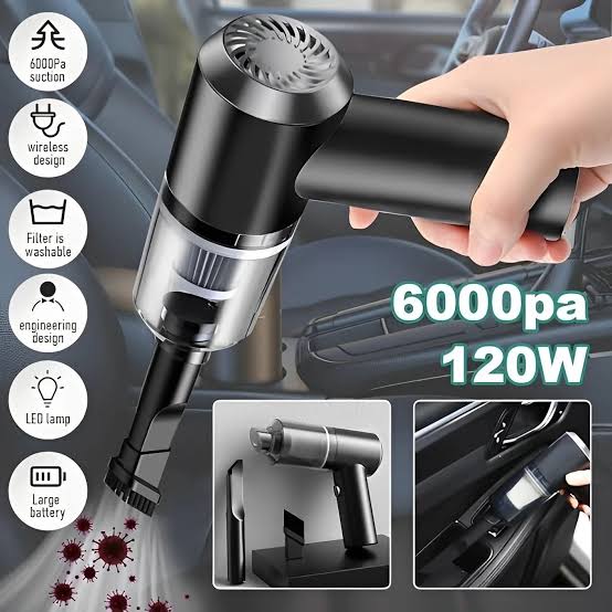 3-in-1 Cordless Car Vacuum Cleaner – Powerful Cleaning, Anywhere zaviro