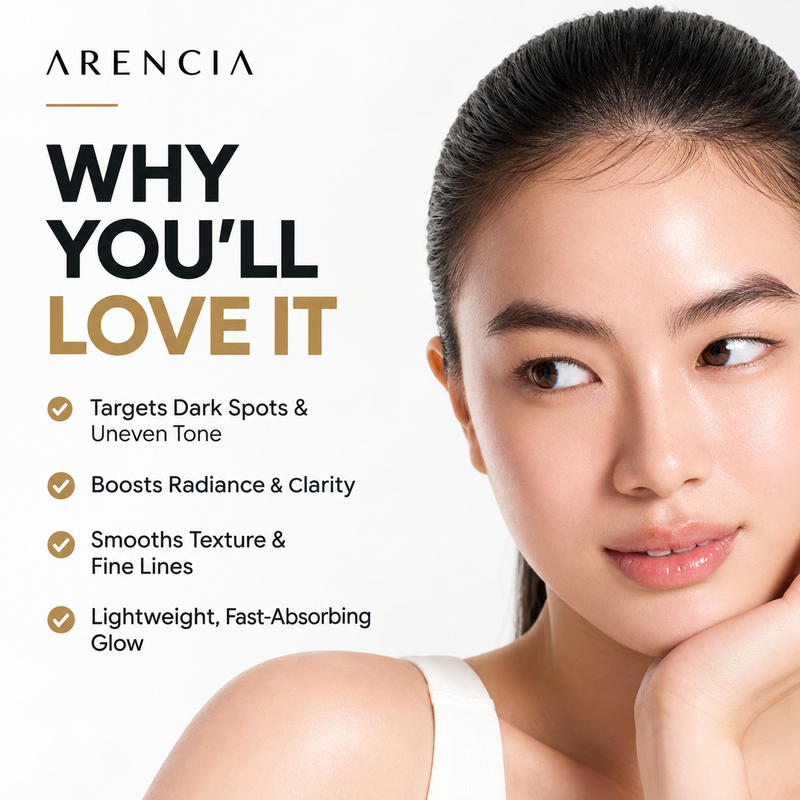 Arencia Vitamin C Booster Shot 30ml | Brightening & Radiance Serum zaviro