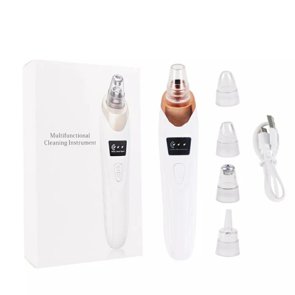 Premium Electric Blackhead Remover | Pore Cleaner | 5 Suction Heads